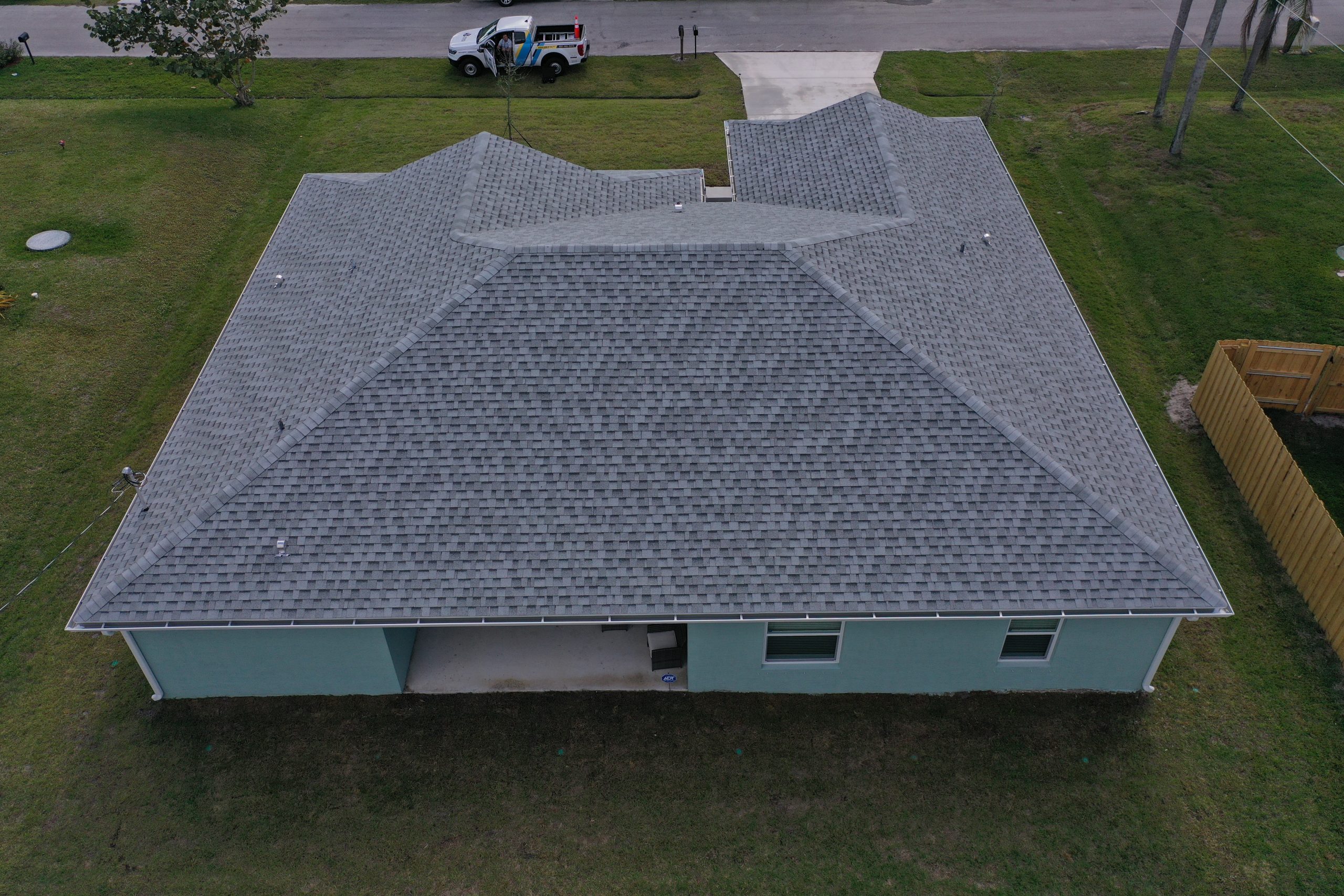 Completed roofing project by HD Roofing